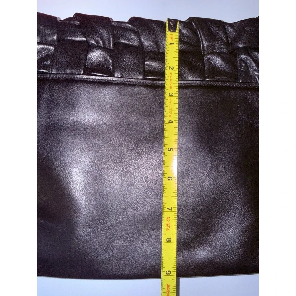 Vintage Andre Cellini‎ Black Clutch Evening Bag Purse Woven Interacció NWT R